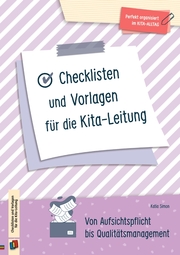 Checklisten und Vorlagen für die Kita-Leitung - Cover