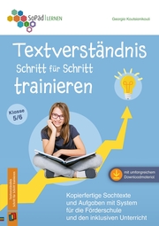 Textverständnis Schritt für Schritt trainieren - Cover
