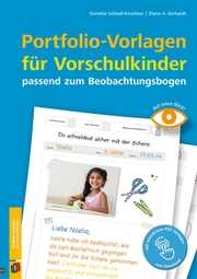 Portfolio-Vorlagen für Vorschulkinder - passend zum Beobachtungsbogen - Cover