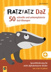 Ratzfatz DaZ - 50 schnelle und unkomplizierte DaZ-Übungen - Cover