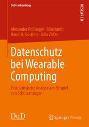 Datenschutz bei Wearable Computing - Cover