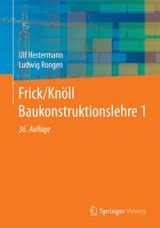 Frick/Knöll Baukonstruktionslehre 1 - Cover