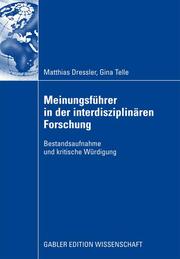 Meinungsführer in der interdisziplinären Forschung - Cover