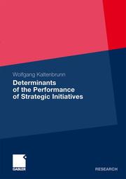 The impact of the organizational context on the performance of strategic initiatives - Cover