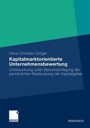 Kapitalmarktorientierte Unternehmensbewertung - Cover