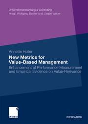 Focus on measuring value-based corporate performance