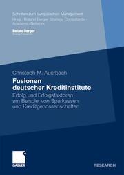 Fusionen deutscher Kreditinstitute - Cover