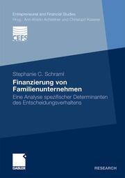 Determinanten der Finanzierung in Familienunternehmen - Cover