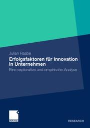 Erfolgsfaktoren für Innovation in Unternehmen - Cover