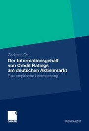 Der Informationsgehalt von Credit Ratings am deutschen Aktienmarkt