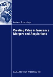 Creating Value in Insurance Mergers and Acquisitions - Cover
