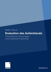 Evaluation des Aufsichtsrats - Cover