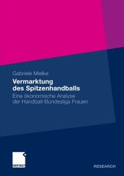 Vermarktung des Spitzenhandballs - Cover