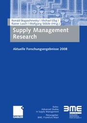 Supply Management Research - Cover