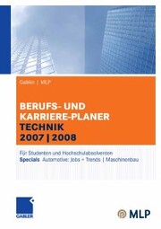 Gabler , MLP Berufs- und Karriere-Planer Technik 2007,2008