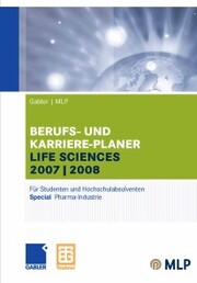 Gabler / MLP Berufs- und Karriere-Planer Life Sciences 2007/2008 - Cover