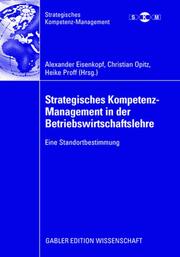 Strategisches Kompetenz-Management in der Betriebswirtschaftslehre - Cover