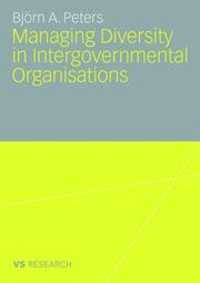Managing Diversity in Intergovernmental Organisations