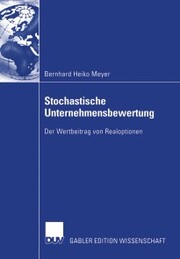 Stochastische Unternehmensbewertung - Cover