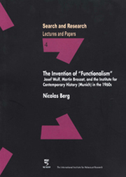 The Invention of 'Functionalism' - Cover