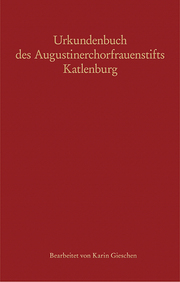 Urkundenbuch des Augustinerchorfrauenstifts Katlenburg - Cover