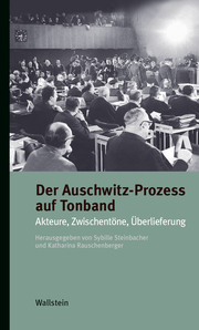 Der Auschwitz-Prozess auf Tonband - Cover