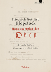 Handexemplar der 'Oden' - Cover