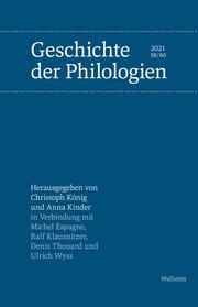 Geschichte der Philologien - Cover