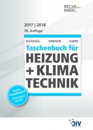 Taschenbuch für Heizung + Klimatechnik 2017/2018 - Cover