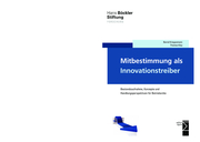 Mitbestimmung als Innovationstreiber - Cover
