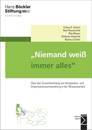 'Niemand weiss immer alles' - Cover