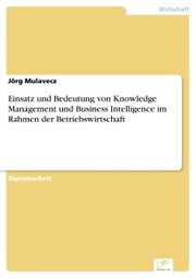 Einsatz und Bedeutung von Knowledge Management und Business Intelligence im Rahmen der Betriebswirtschaft