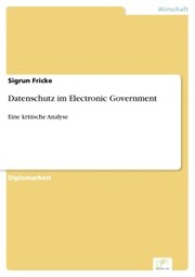 Datenschutz im Electronic Government