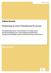 Marketing in einer Transitional Economy
