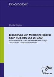 Bilanzierung von Mezzanine-Kapital nach HGB, IFRS und US-GAAP - Cover