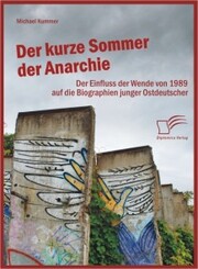 Der kurze Sommer der Anarchie: Der Einfluss der Wende von 1989 auf die Biographien junger Ostdeutscher