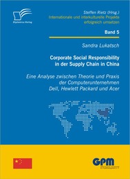 Corporate Social Responsibility in der Supply Chain in China - Cover