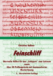 Feinschliff - Cover