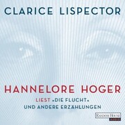 Hannelore Hoger liest Lispector - Cover
