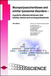 Mucopolysaccharidoses and similar lysosomal disorders - A guide for affected individuals, their families, doctors and nursing professionals - Cover
