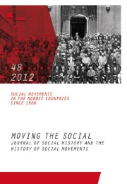 Social Movements in the Nordic Countries since 1900