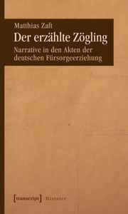 Der erzählte Zögling - Cover