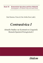 Contrastivica I: Aktuelle Studien zur Kontrastiven Linguistik Deutsch-Spanisch-Portugiesisch I - Cover