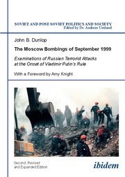 The Moscow Bombings of September 1999 - Cover