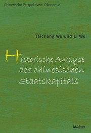 Historische Analyse des chinesischen Staatskapitals - Cover