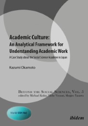 Academic Culture: An Analytical Framework for Understanding Academic Work - Cover