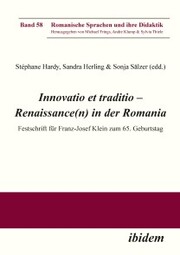 Innovatio et traditio - Renaissance(n) in der Romania - Cover