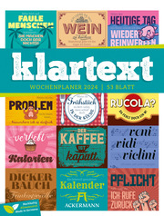Klartext - Wochenplaner 2024 - Cover