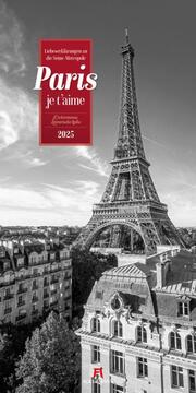 Paris, je taime - Literatur-Kalender 2025 - Cover
