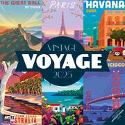 Vintage Voyage - Reiseposter - Kalender 2025